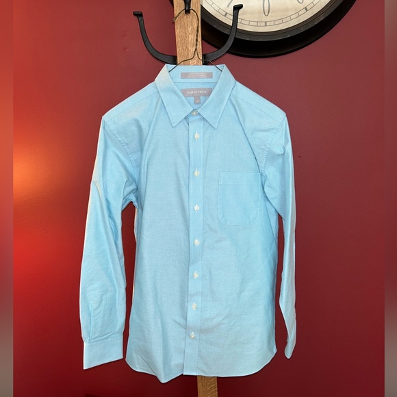 Nordstrom Light Blue Youth Dress Shirt - Picture 1 of 2